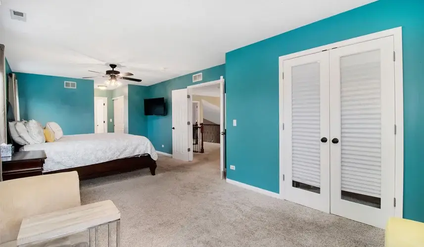 bedroom interior of a home rental